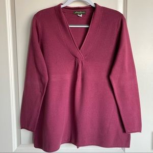 Eddie Bauer Magenta Sweater